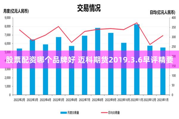 股票配资哪个品牌好 迈科期货2019.3.6早评精要