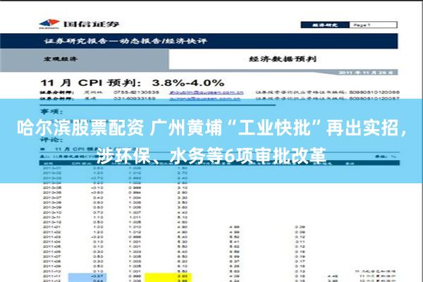 哈尔滨股票配资 广州黄埔“工业快批”再出实招，涉环保、水务等6项审批改革