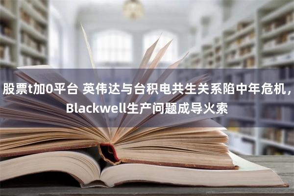 股票t加0平台 英伟达与台积电共生关系陷中年危机，Blackwell生产问题成导火索