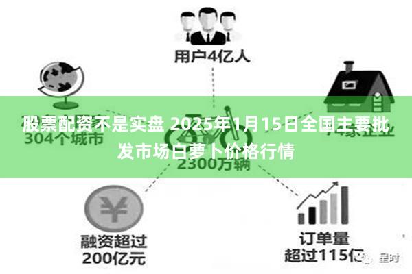 股票配资不是实盘 2025年1月15日全国主要批发市场白萝卜价格行情